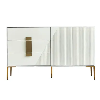 Modern Wooden Accent Cabinet for Living Room, Free Standing Image - 19