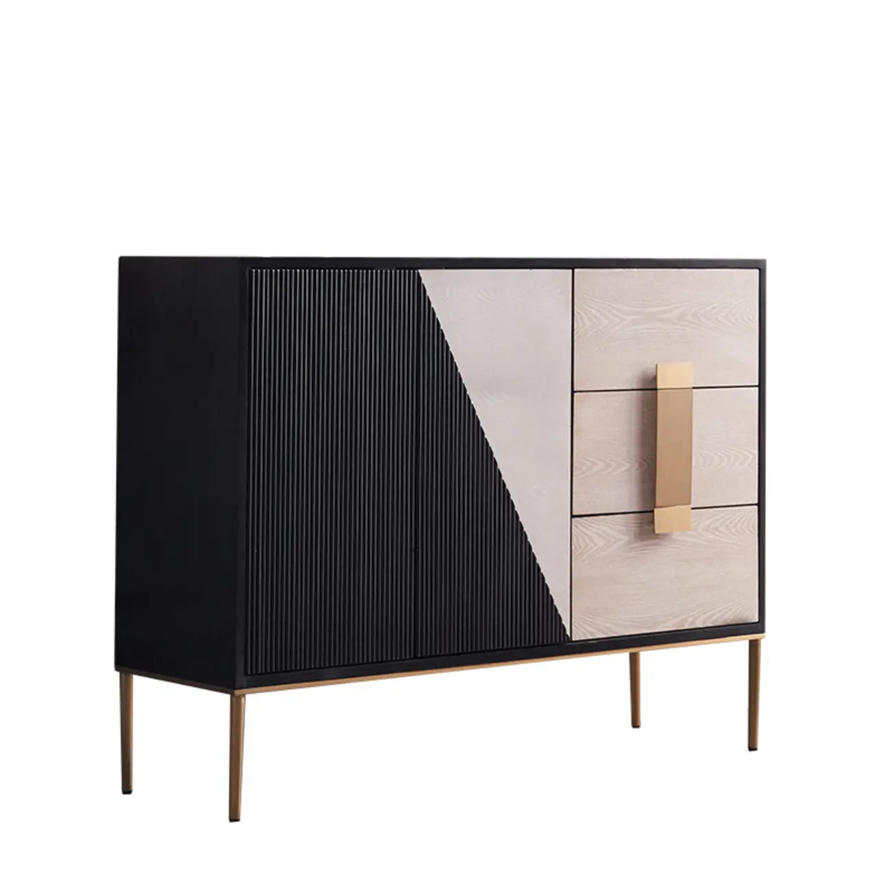 Modern Wooden Accent Cabinet for Living Room, Free Standing Image - 20 | homeyfad