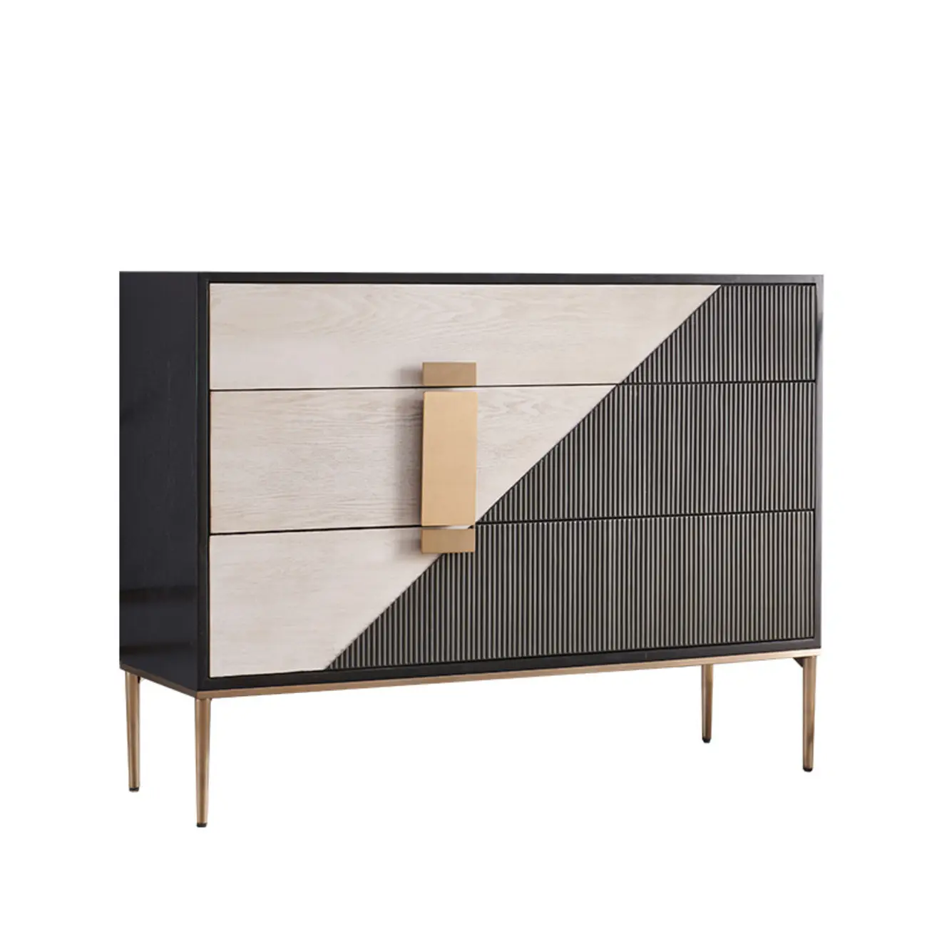 Modern Wooden Accent Cabinet for Living Room, Free Standing Image - 21 | homeyfad