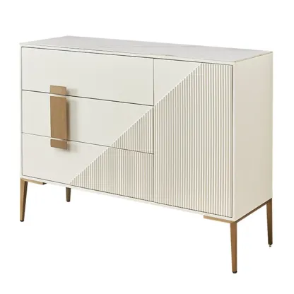 Modern Wooden Accent Cabinet for Living Room, Free Standing Image - 22