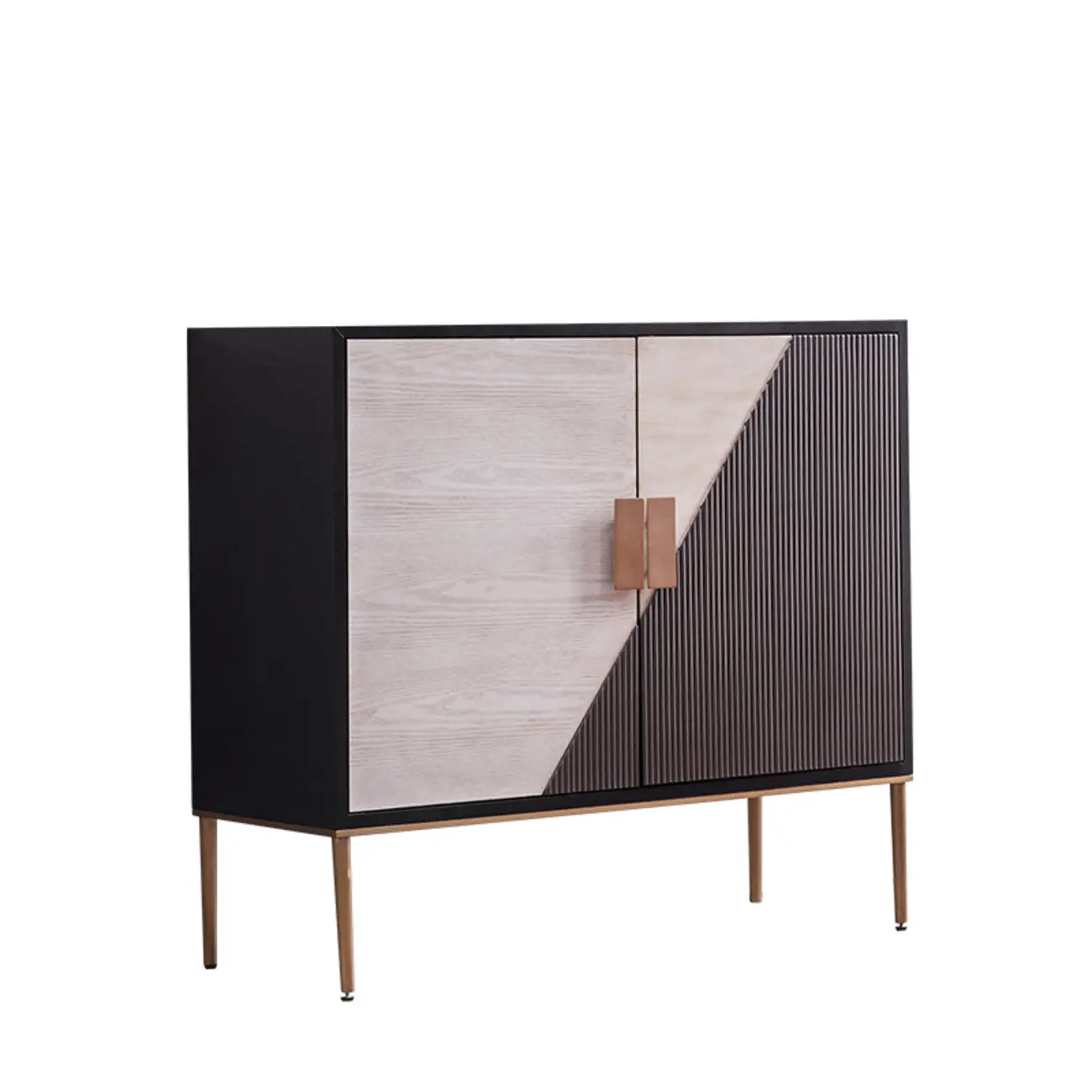 Modern Wooden Accent Cabinet for Living Room, Free Standing Image - 23 | homeyfad