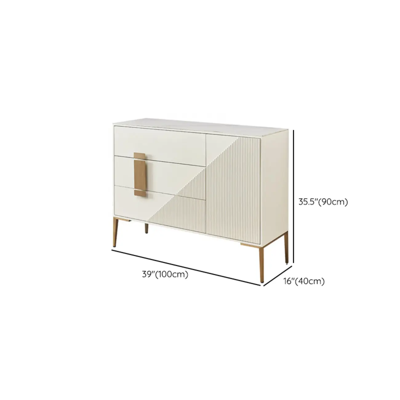 Modern Wooden Accent Cabinet for Living Room, Free Standing Image - 37 | homeyfad