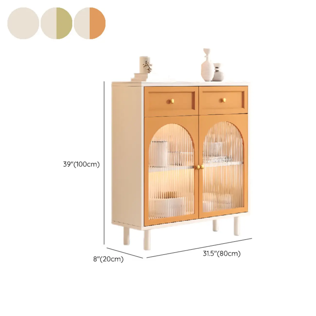 Scandinavian Wooden Kitchen Cabinet with Stone Counter Top #size | homeyfad