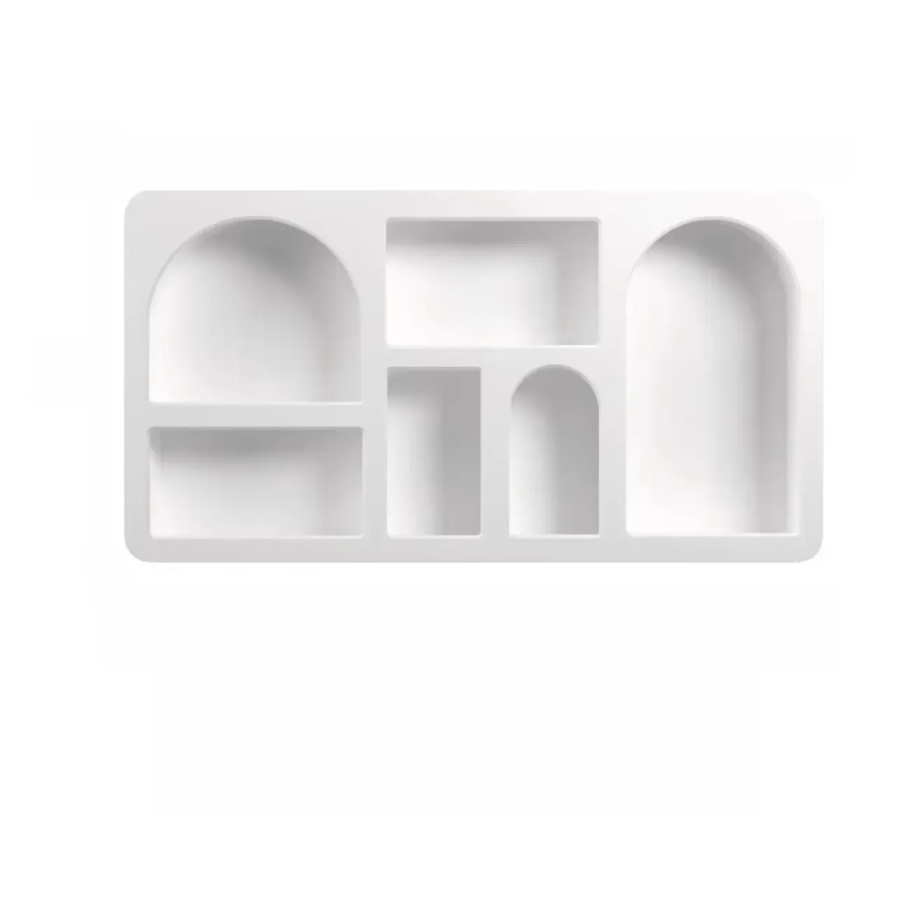 Modish Wooden Cabinets for Living Room with Exterior Shelf