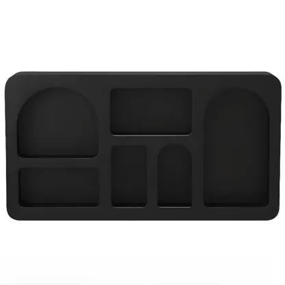 Modish Wooden Cabinets for Living Room with Exterior Shelf