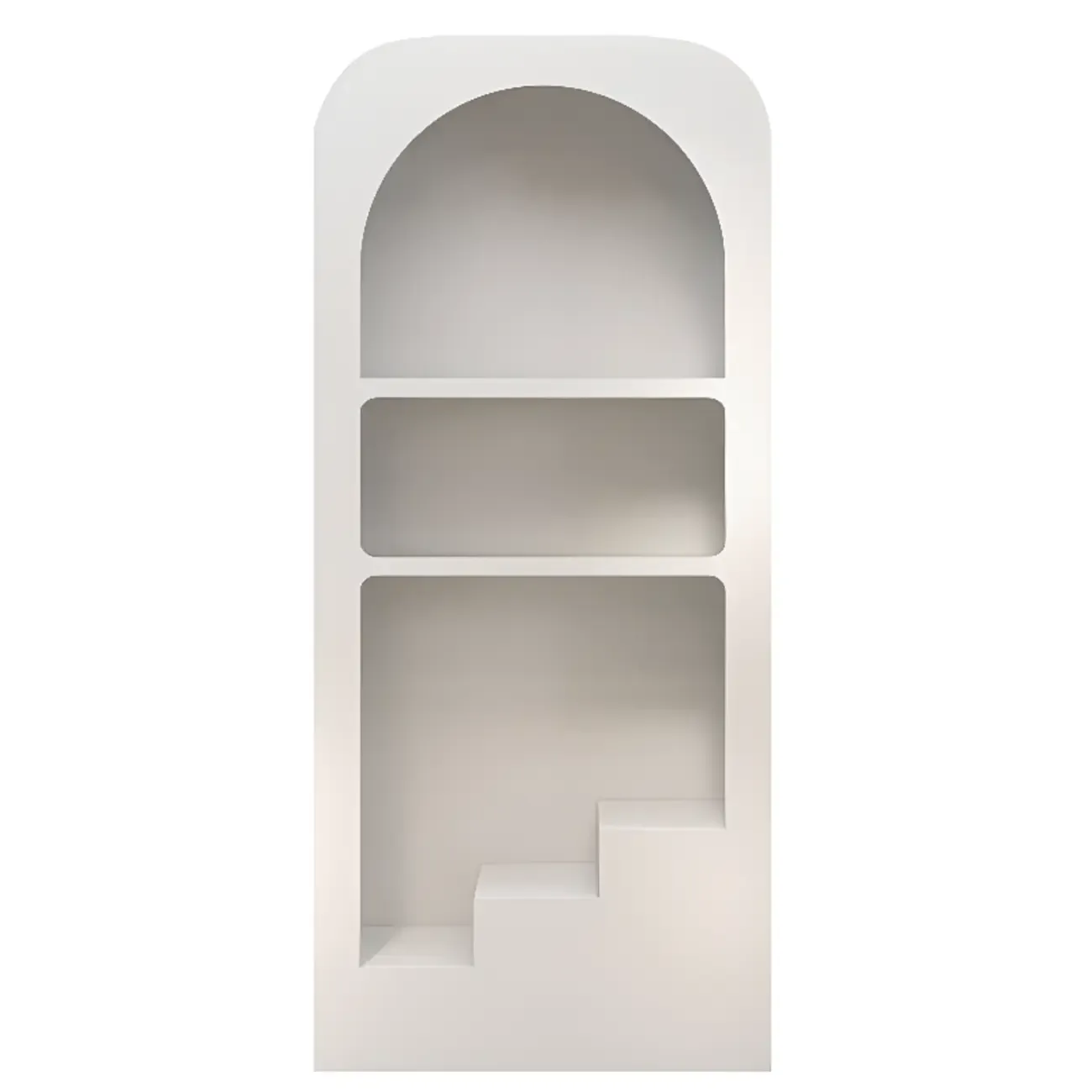 Modish Wooden Cabinets for Living Room with Exterior Shelf