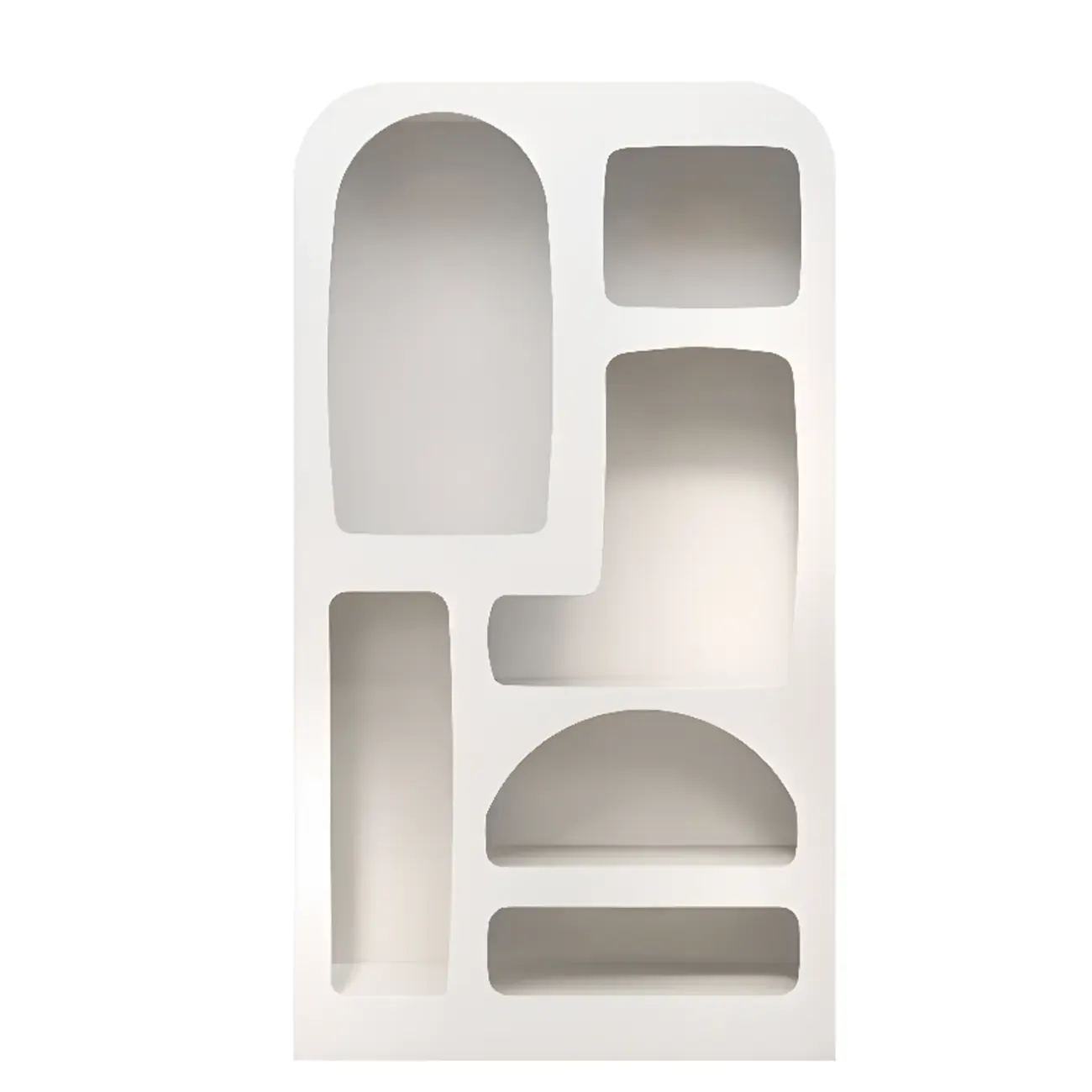 Modish Wooden Cabinets for Living Room with Exterior Shelf