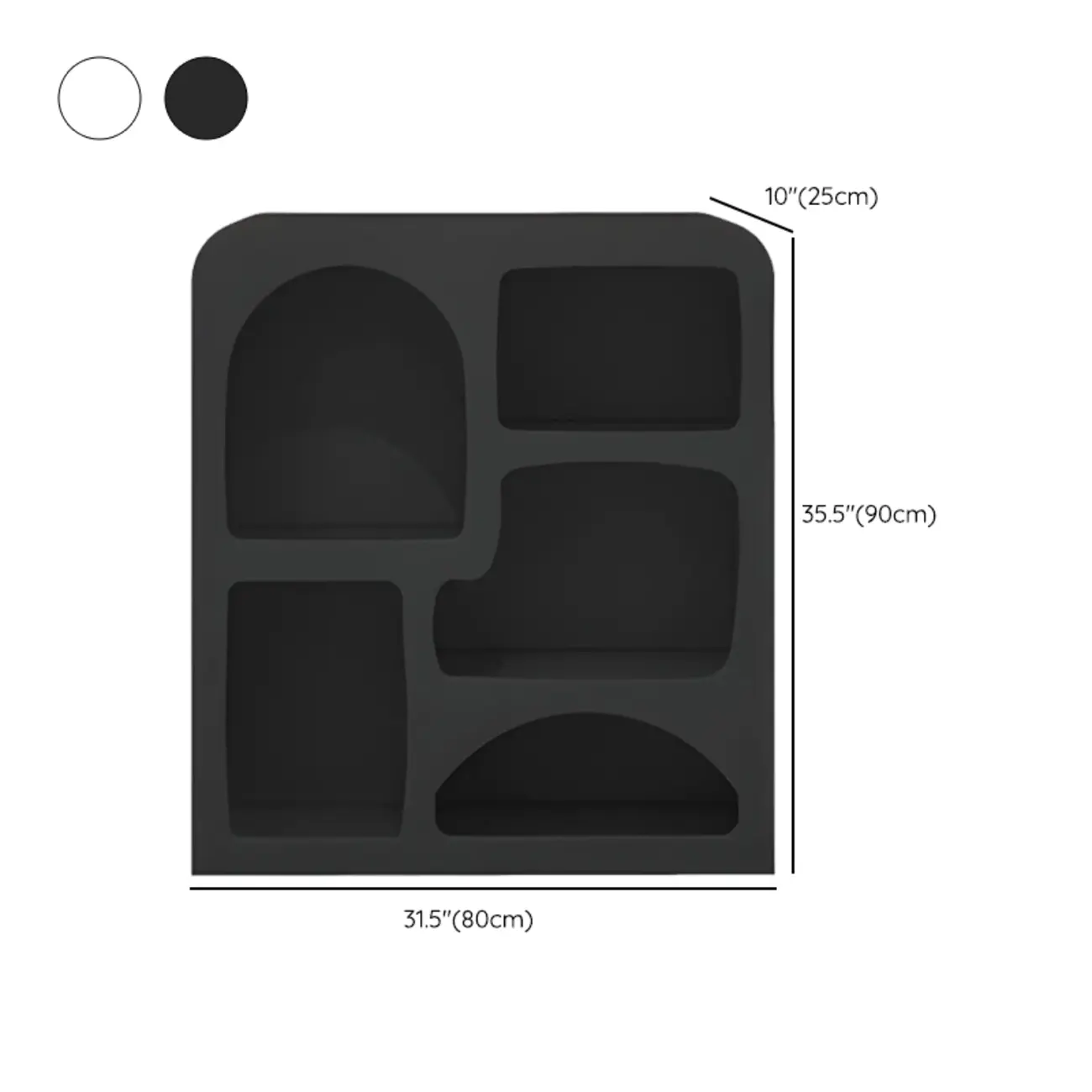 Modish Wooden Cabinets for Living Room with Exterior Shelf  Image - 33 | homeyfad