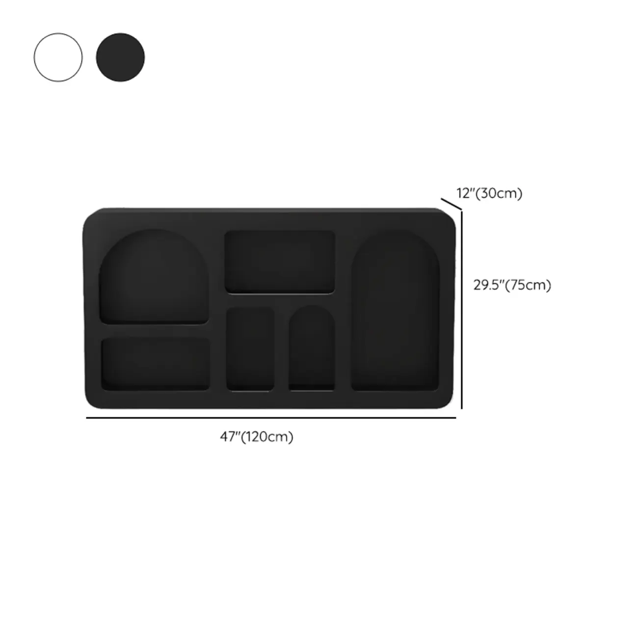 Modish Wooden Cabinets for Living Room with Exterior Shelf  Image - 34 | homeyfad