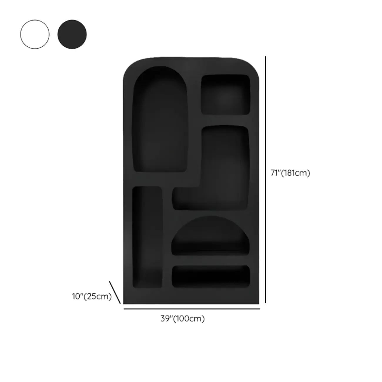 Modish Wooden Cabinets for Living Room with Exterior Shelf  Image - 37