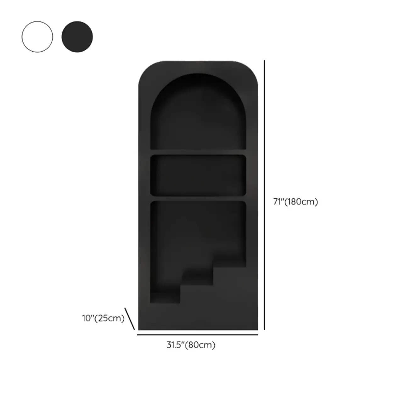 Modish Wooden Cabinets for Living Room with Exterior Shelf  Image - 39