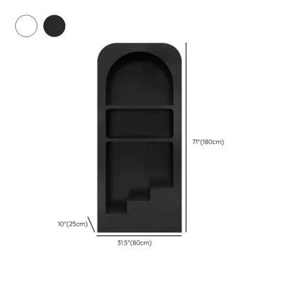 Modish Wooden Cabinets for Living Room with Exterior Shelf  Image - 39