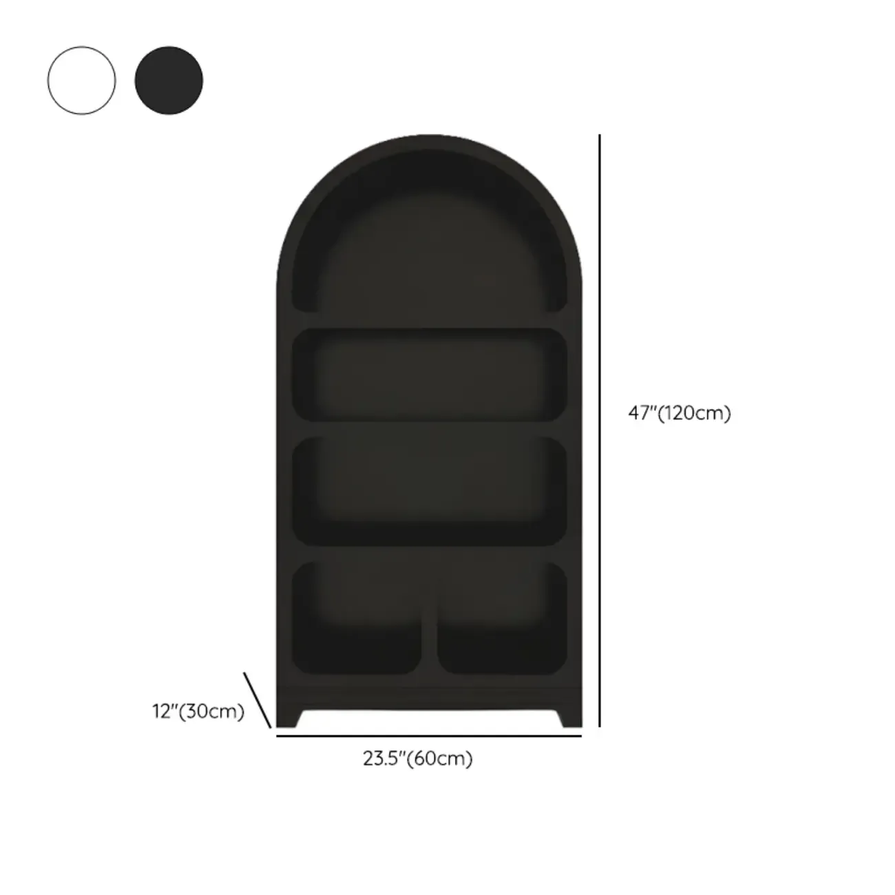 Modish Wooden Cabinets for Living Room with Exterior Shelf  Image - 42