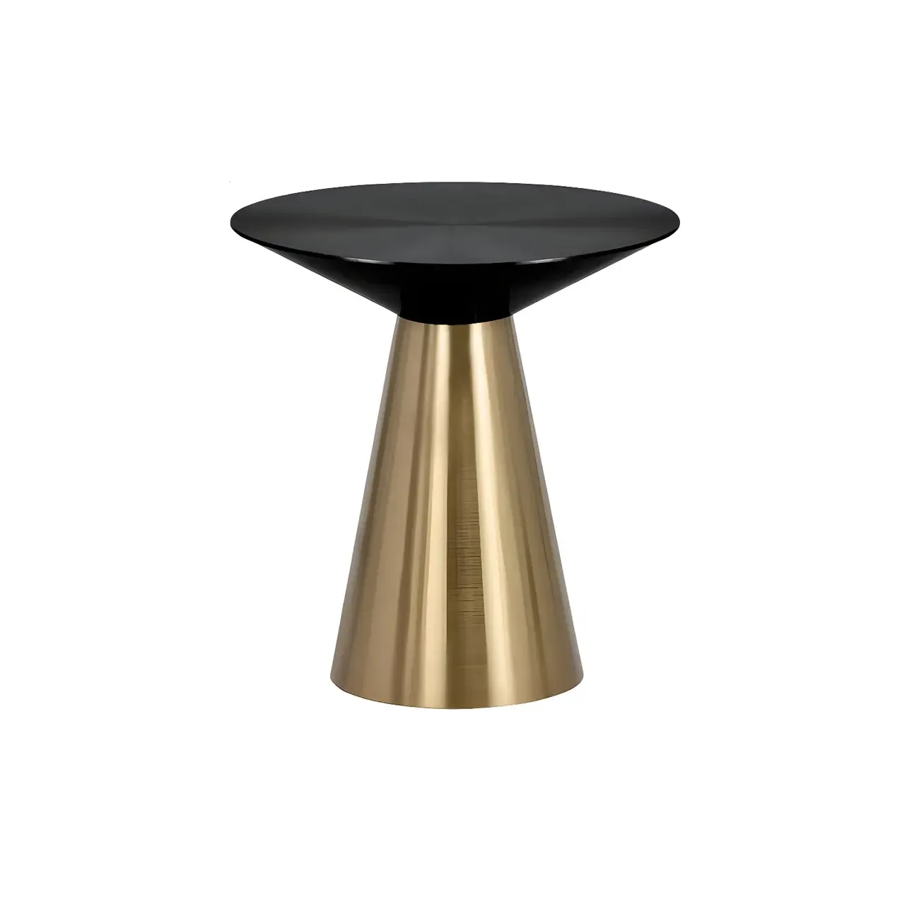 Minimalist Modern Silver Metal Side Table for Living Room Image - 6