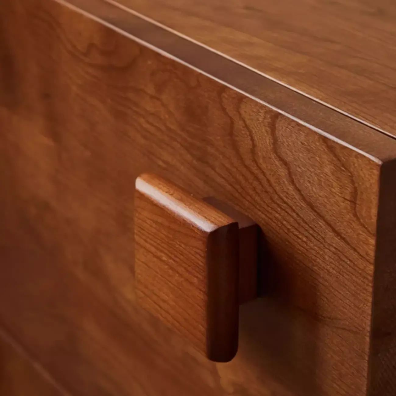 Modern Wooden Matte Black Storage Cabinet for Bathroom  Image - 4