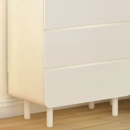  Versatile Modern White Accent Chest with Waterproof Design  Image - 5