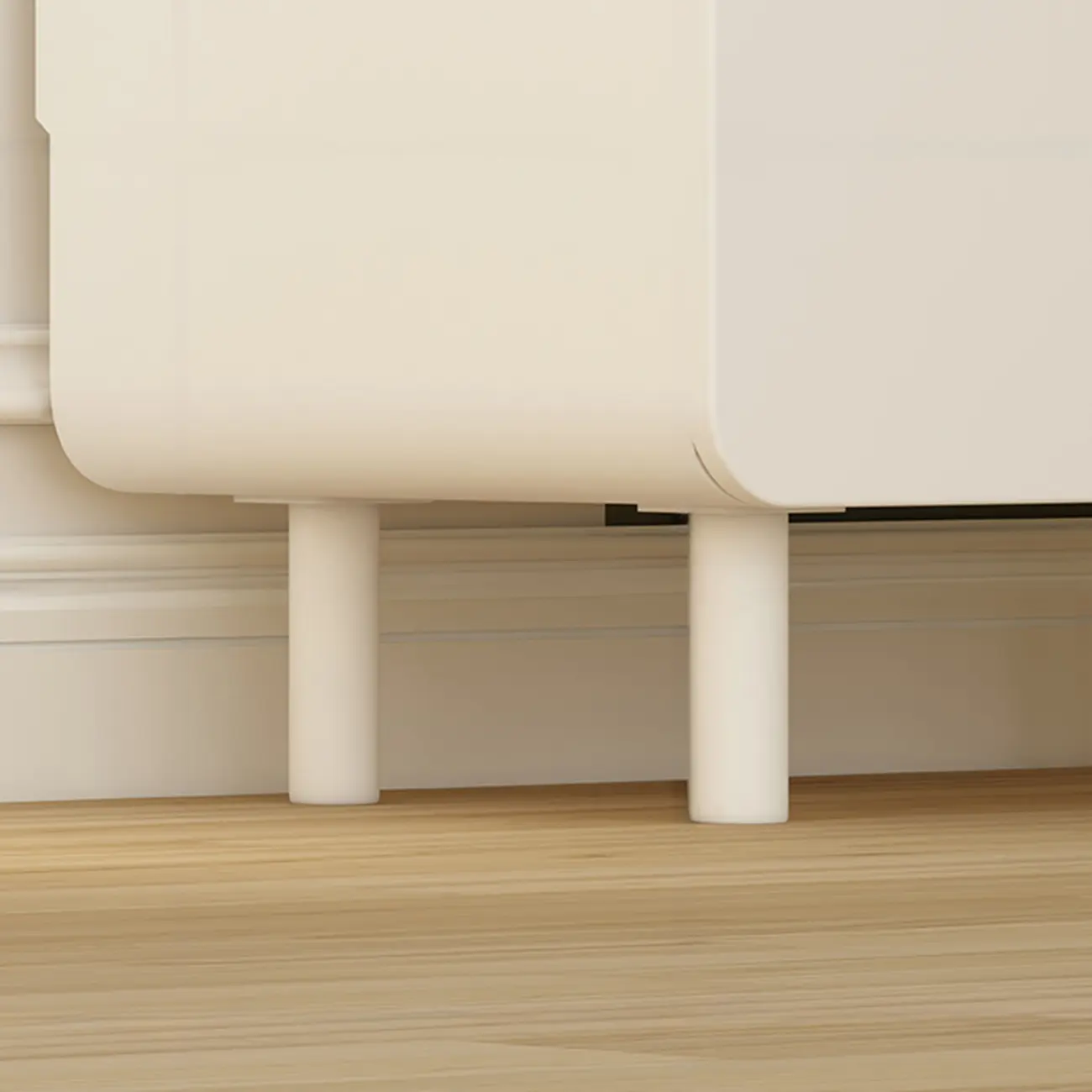  Versatile Modern White Accent Chest with Waterproof Design  Image - 7 | homeyfad