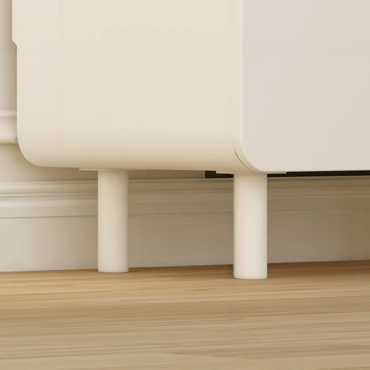  Versatile Modern White Accent Chest with Waterproof Design  Image - 7