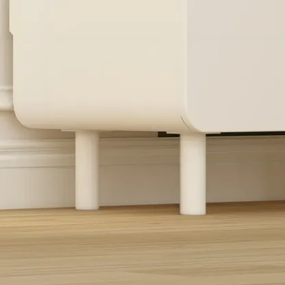  Versatile Modern White Accent Chest with Waterproof Design  Image - 7