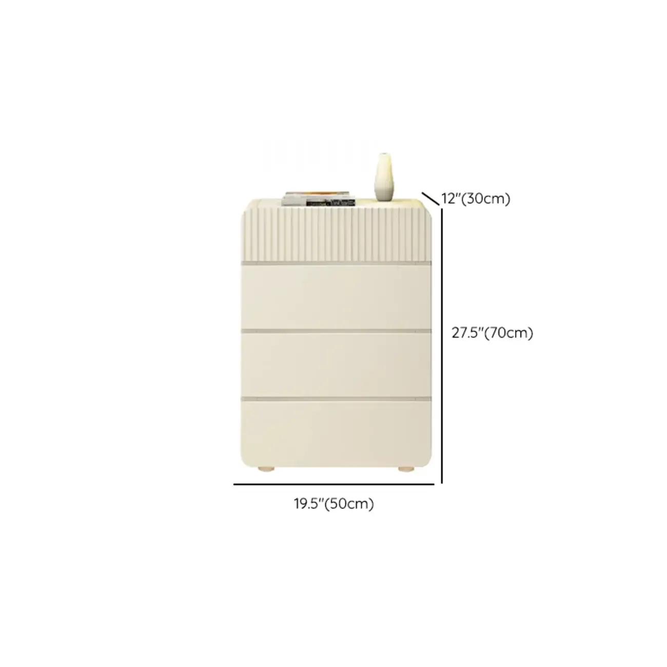  Versatile Modern White Accent Chest with Waterproof Design  Image - 19