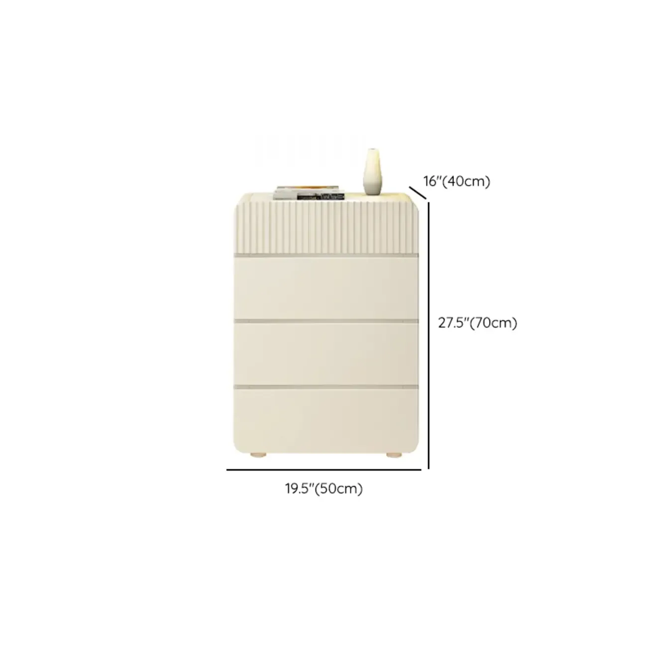  Versatile Modern White Accent Chest with Waterproof Design  Image - 30