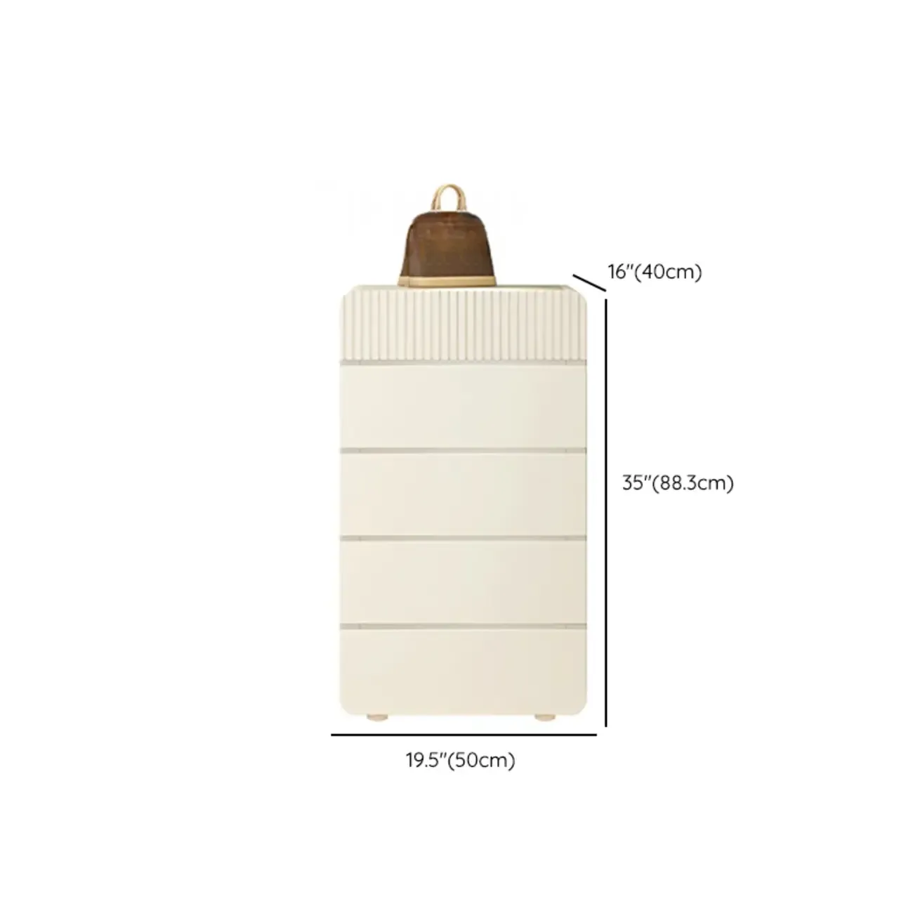  Versatile Modern White Accent Chest with Waterproof Design  Image - 36