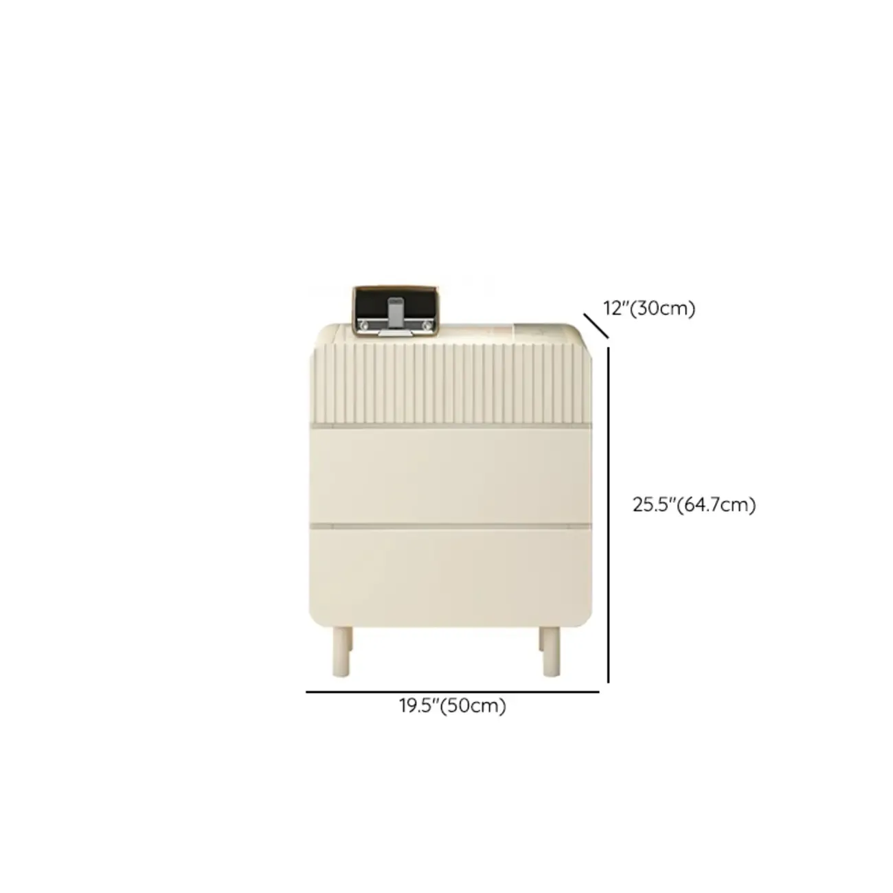  Versatile Modern White Accent Chest with Waterproof Design  Image - 37