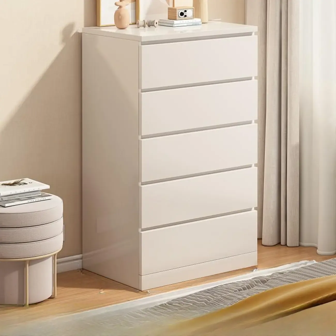 Rustic Solid Wood 	Accent Cabinet with Drawers for Bedroom  Image - 16