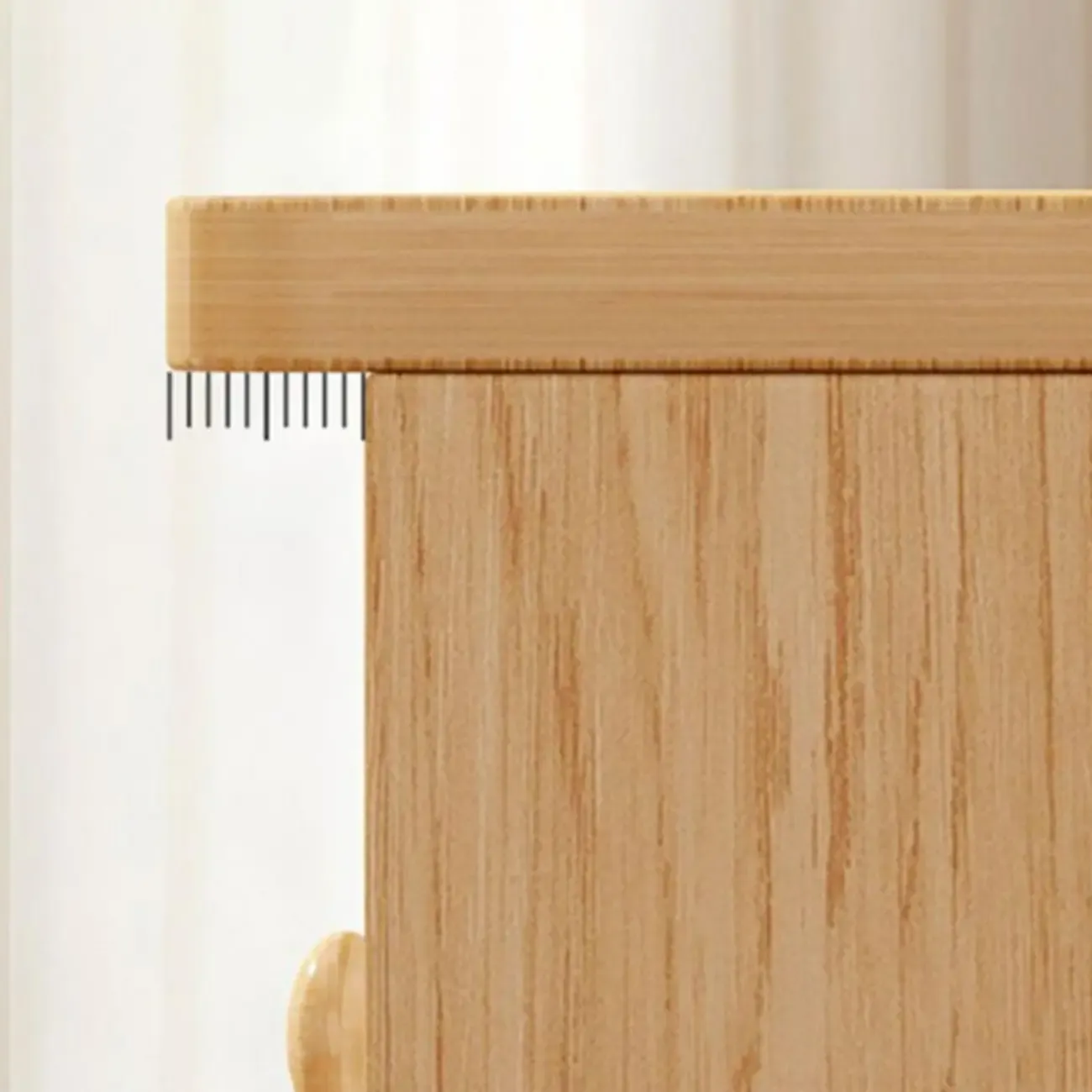 Rustic Solid Wood 	Accent Cabinet with Drawers for Bedroom  Image - 20