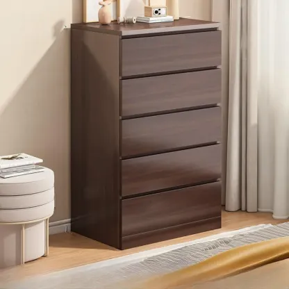 Rustic Solid Wood 	Accent Cabinet with Drawers for Bedroom  Image - 22