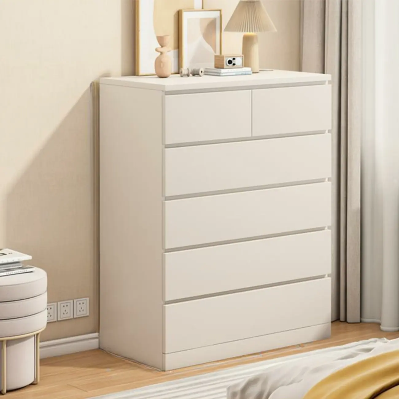 Rustic Solid Wood 	Accent Cabinet with Drawers for Bedroom  Image - 24 | homeyfad