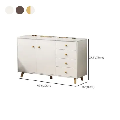 Rustic Solid Wood 	Accent Cabinet with Drawers for Bedroom  Image - 39