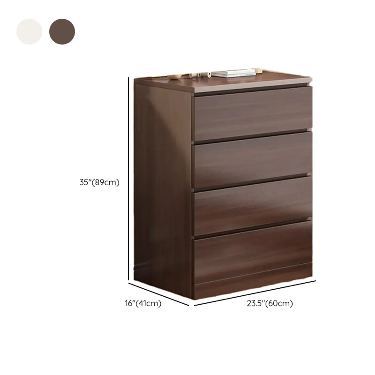 Rustic Solid Wood 	Accent Cabinet with Drawers for Bedroom  Image - 41 | homeyfad