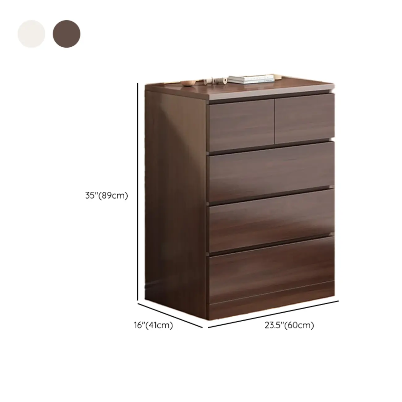 Rustic Solid Wood 	Accent Cabinet with Drawers for Bedroom  Image - 46 | homeyfad