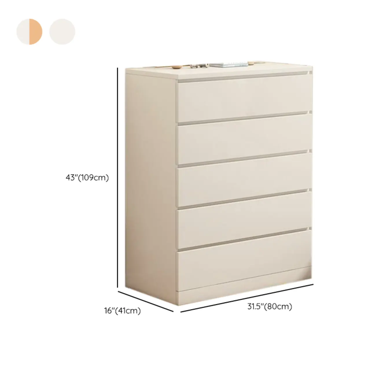 Rustic Solid Wood 	Accent Cabinet with Drawers for Bedroom  Image - 48 | homeyfad