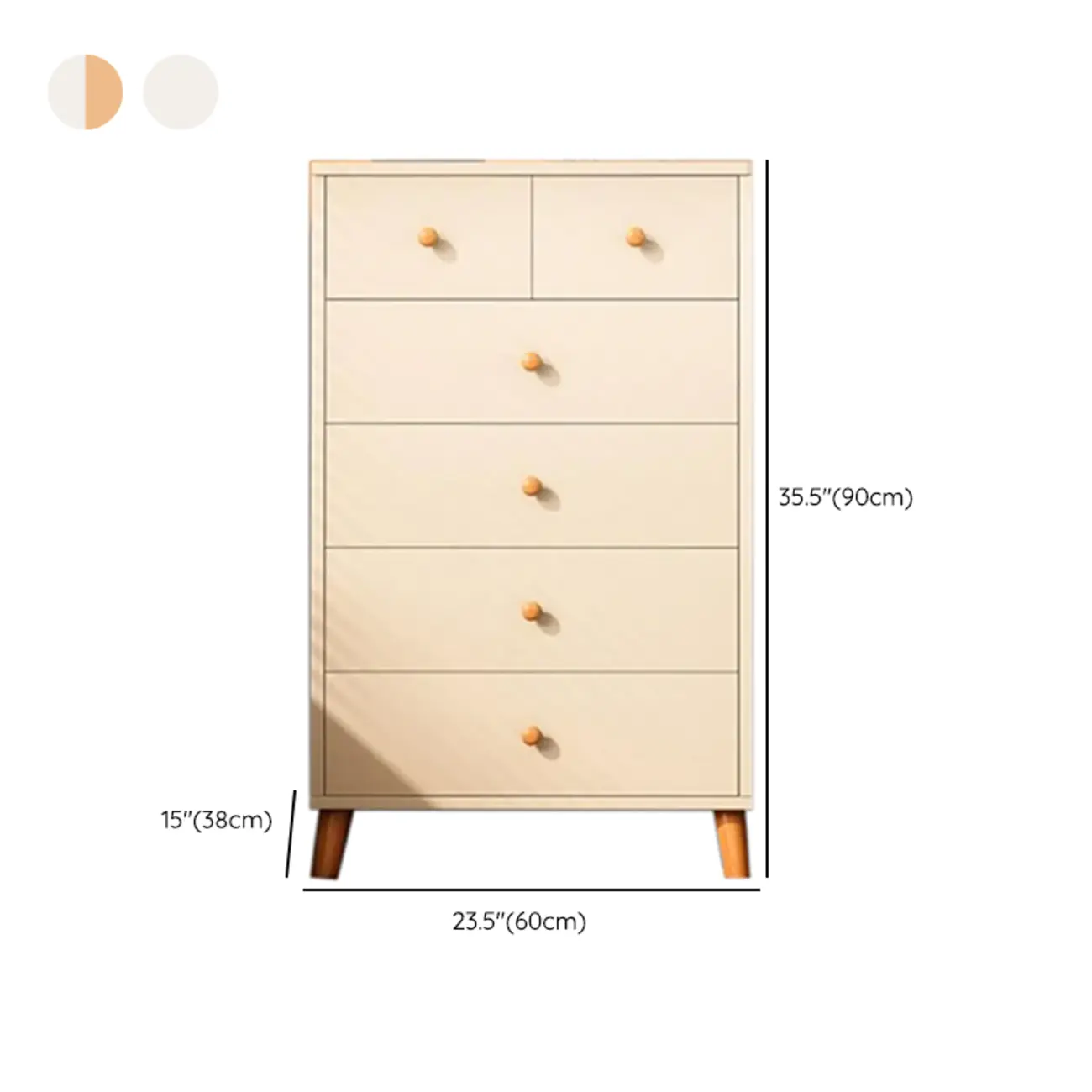 Rustic Solid Wood 	Accent Cabinet with Drawers for Bedroom  Image - 52 | homeyfad