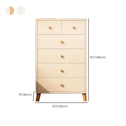 Rustic Solid Wood 	Accent Cabinet with Drawers for Bedroom  Image - 52