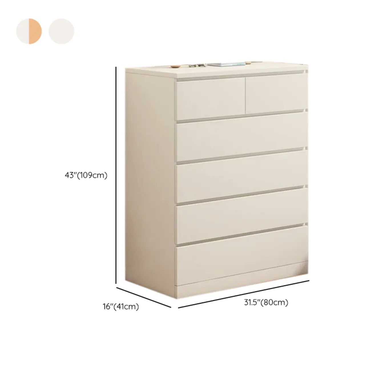 Rustic Solid Wood 	Accent Cabinet with Drawers for Bedroom  Image - 54 | homeyfad