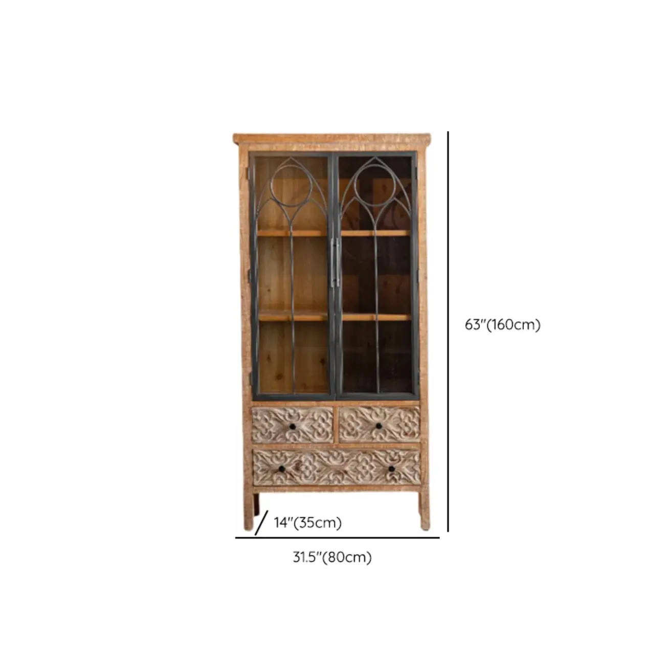 French Country Freestanding Storage Cabinet for Home Decor #size | homeyfad