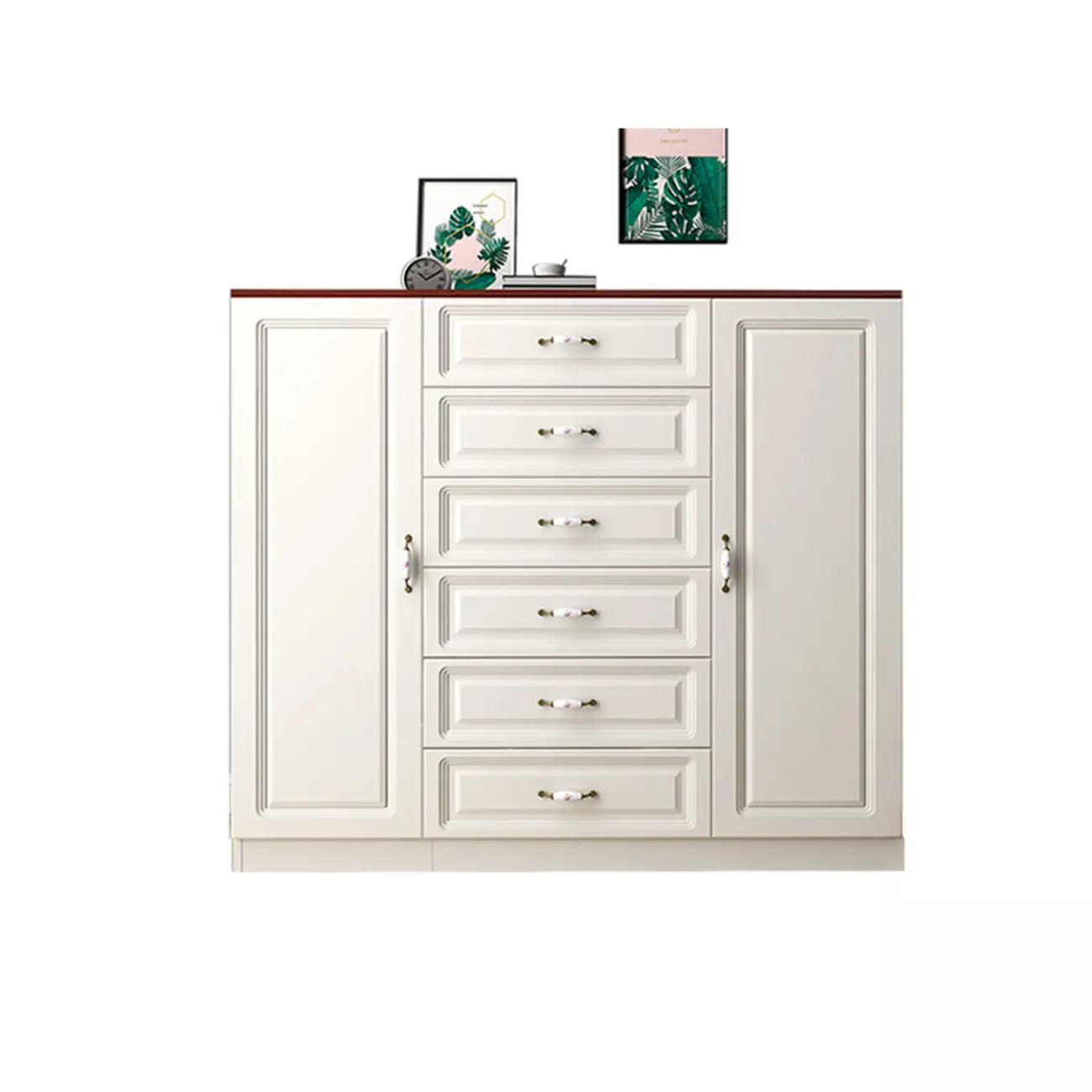 Rectangle Accent Cabinet with Ample Storage for Living Room Image - 5 | homeyfad