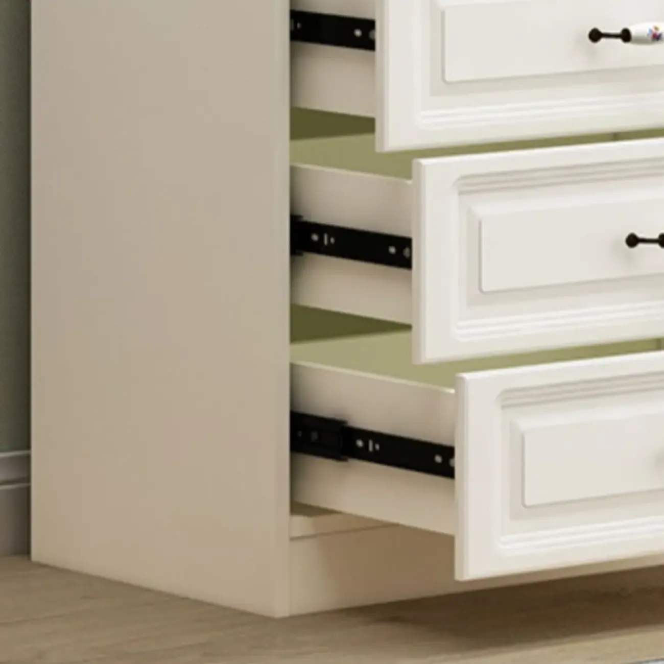 Rectangle Accent Cabinet with Ample Storage for Living Room Image - 7