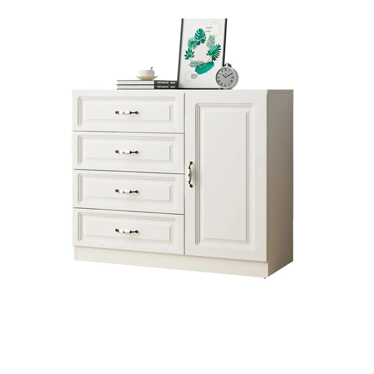 Rectangle Accent Cabinet with Ample Storage for Living Room Image - 10 | homeyfad