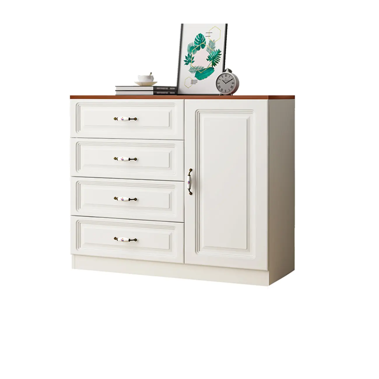 Rectangle Accent Cabinet with Ample Storage for Living Room Image - 11 | homeyfad