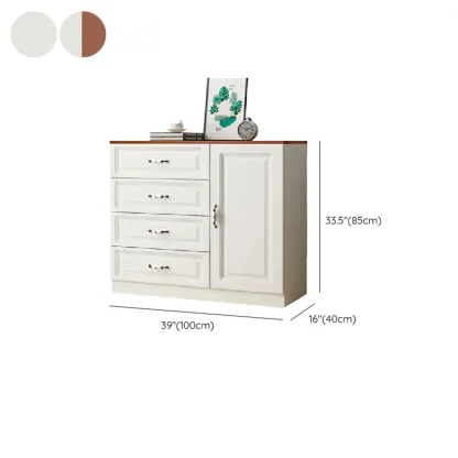 Rectangle Accent Cabinet with Ample Storage for Living Room #size