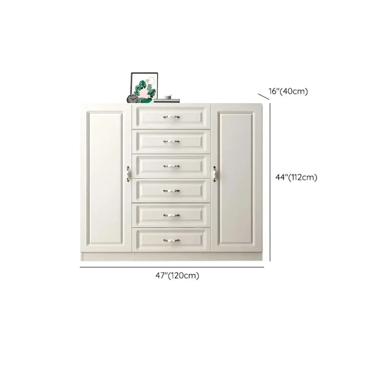 Rectangle Accent Cabinet with Ample Storage for Living Room Image - 20