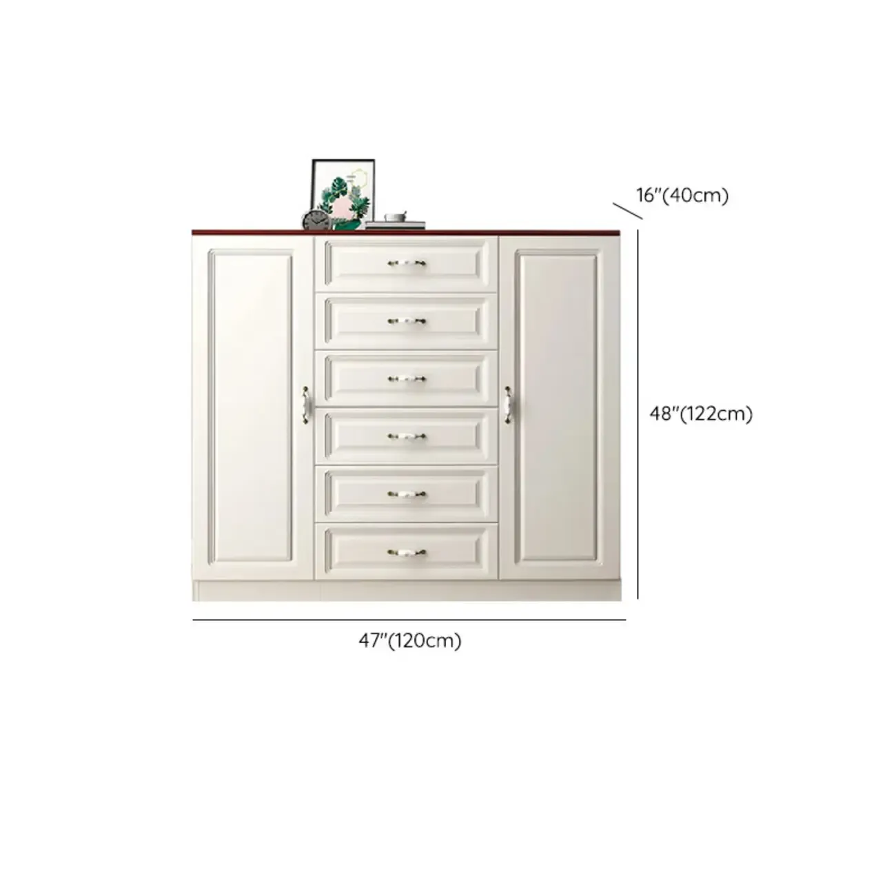 Rectangle Accent Cabinet with Ample Storage for Living Room Image - 23