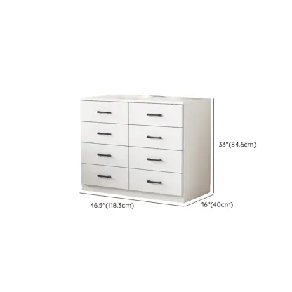 Minimalist White Storage Cabinet with Soft Close & Drawers  Image - 27