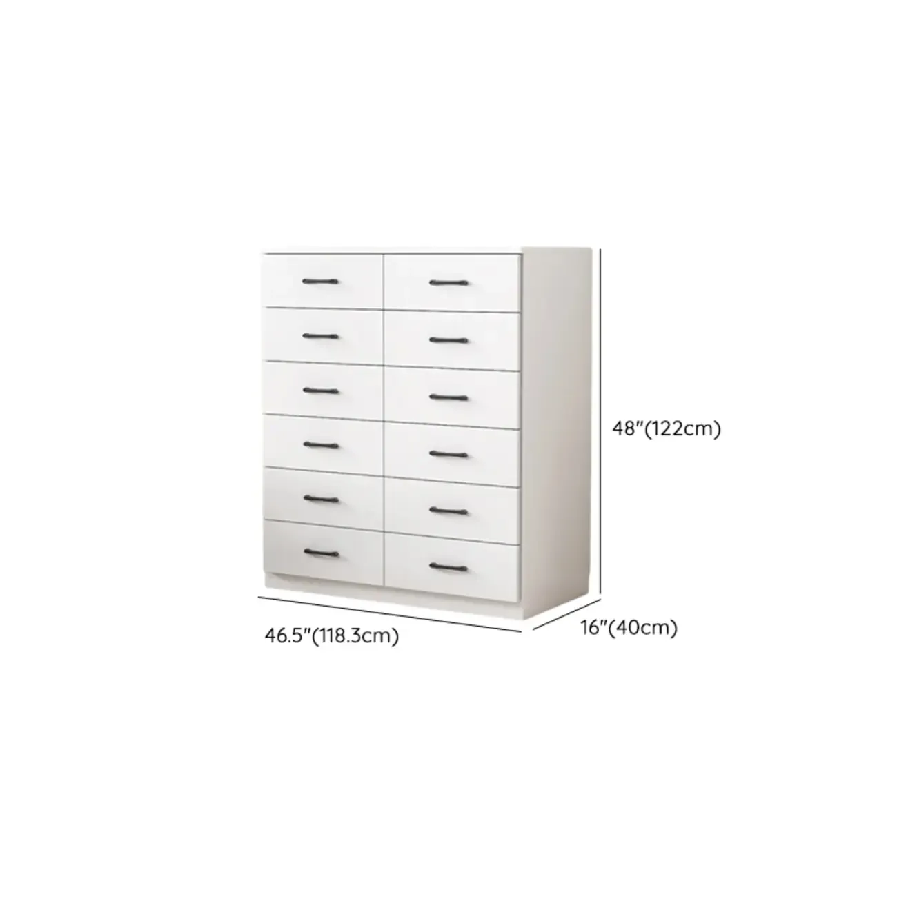 Minimalist White Storage Cabinet with Soft Close & Drawers  Image - 28