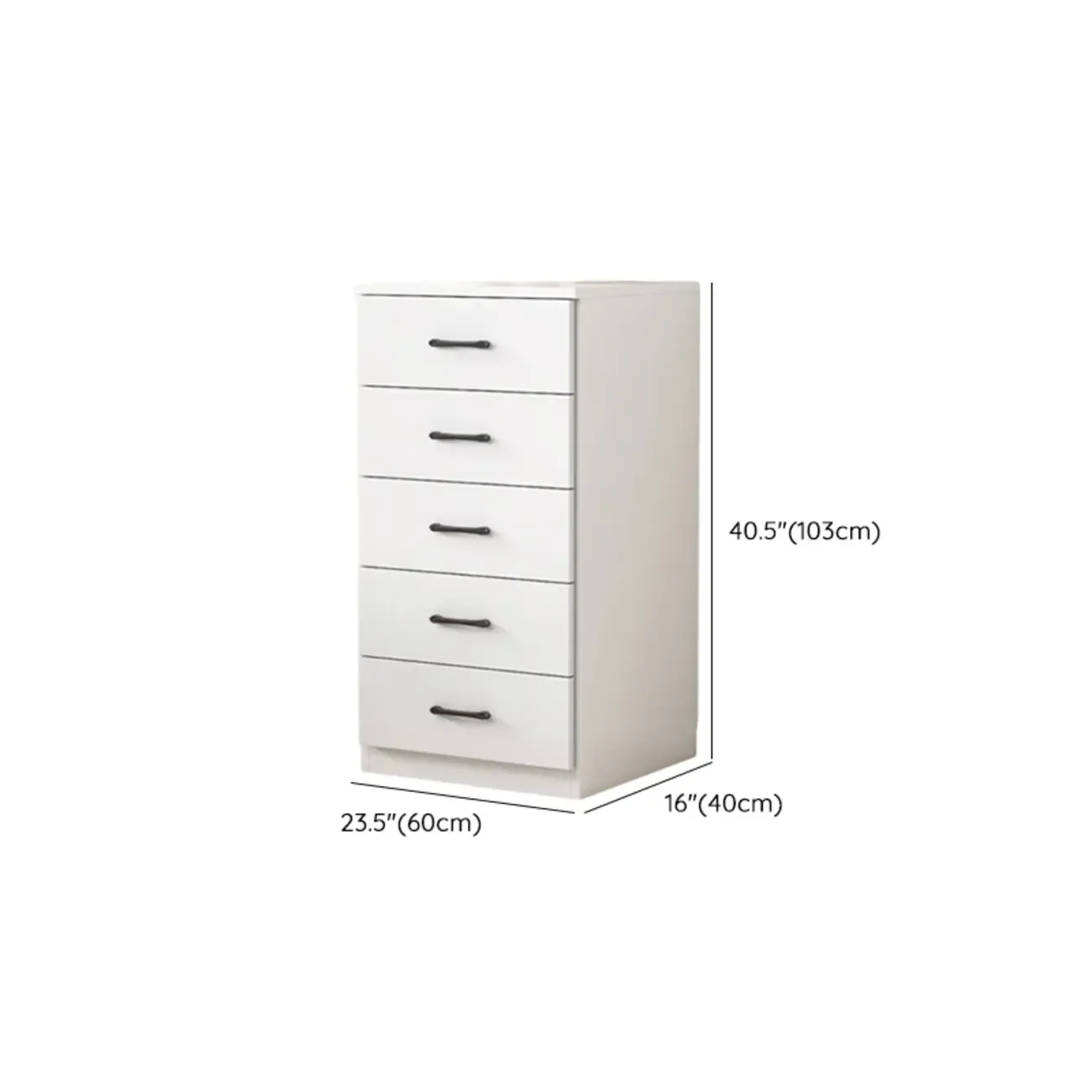 Minimalist White Storage Cabinet with Soft Close & Drawers  Image - 31