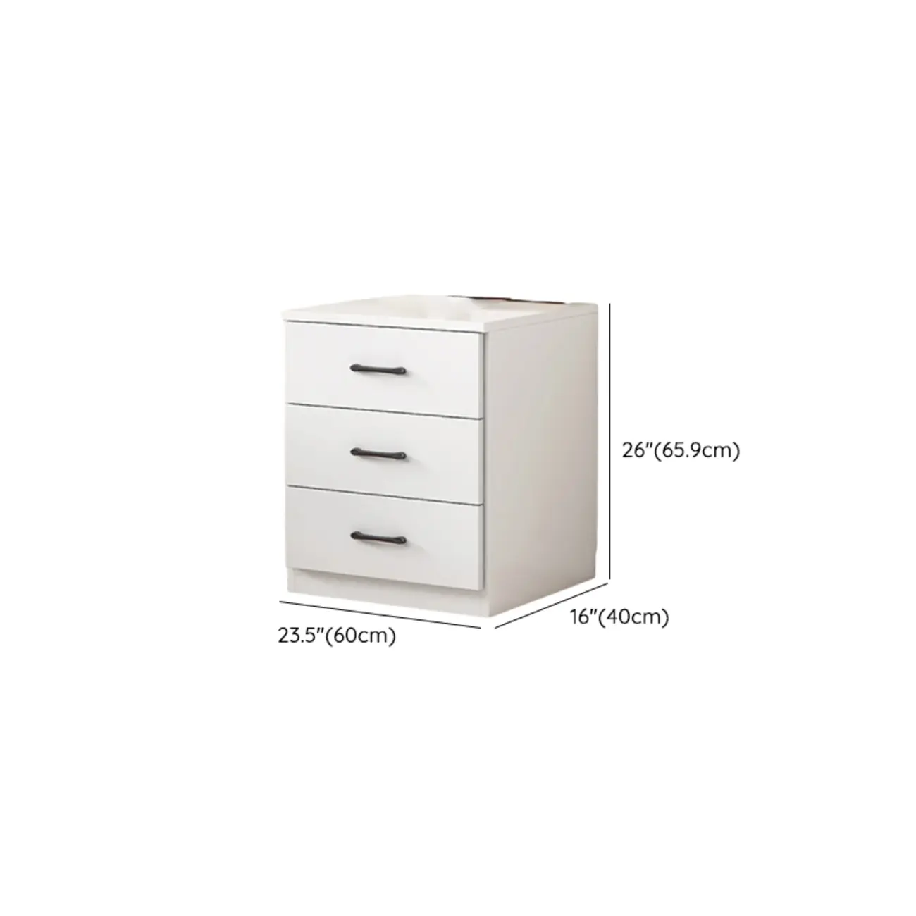 Minimalist White Storage Cabinet with Soft Close & Drawers  Image - 32 | homeyfad